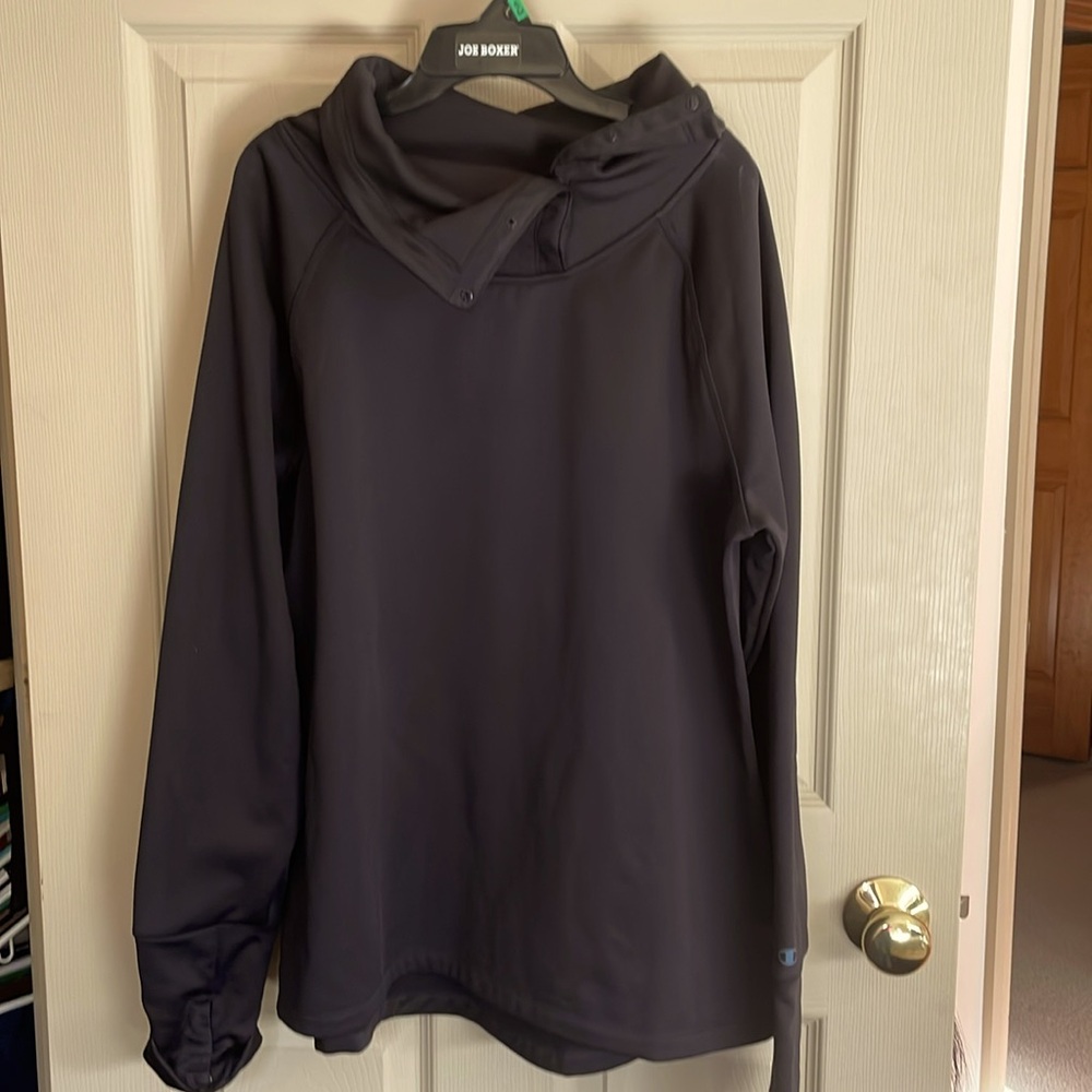 Champion PowerTrain side snap neck pullover